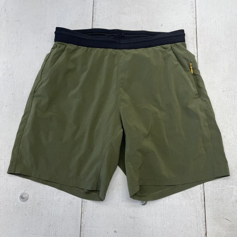 Bonobos Shorts Mens XS Green 7 Inch Inseam Lined Drawstring Athletic Gym Running - Picture 1 of 6